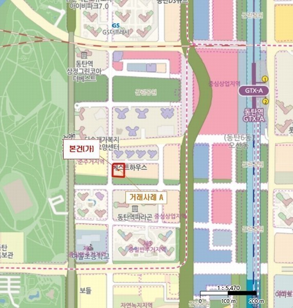 2024타경83515 경기도 화성시 동탄감배산로 124-6, 이너매스여울숲 1층 118호 근린상가 경매 이미지