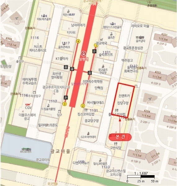 2025타경1171 경기도 용인시 수지구 광교중앙로296번길 14, 광교푸르지오시티3단지 9층 901호 오피스텔[계약21평형] 경매 이미지