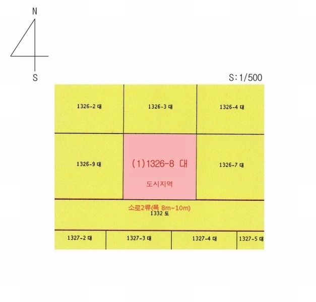 2025타경1185 부산광역시 강서구 녹산동 1326-8 대지 경매 이미지