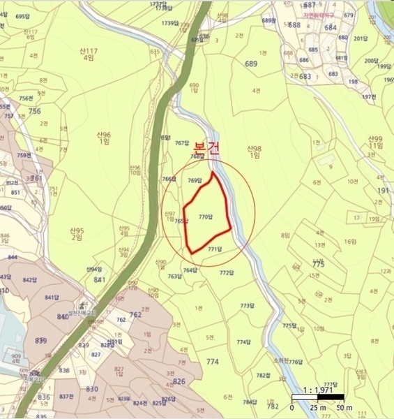 2024타경6617 경상남도 남해군 설천면 진목리 770 농지 경매 이미지