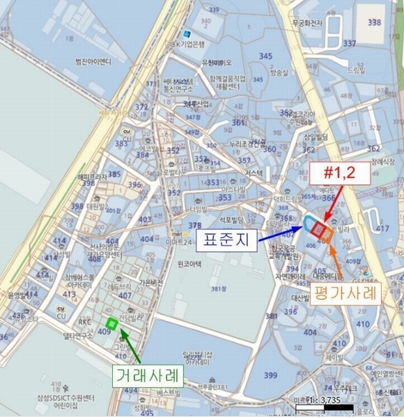 2024타경9869 경기도 수원시 영통구 원천동 406-4 다가구(원룸등) 경매 이미지