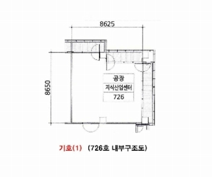 2024타경10432 경기도 오산시 독산성로 425, 더퍼스트타워세교 7층 726호 아파트형공장 경매 이미지