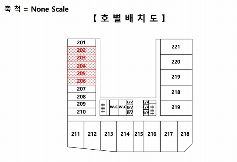 2024타경13172 경기도 수원시 권선구 오목천로152번길 68, 골든프라자 2층 202호외4개호 근린상가 경매 이미지