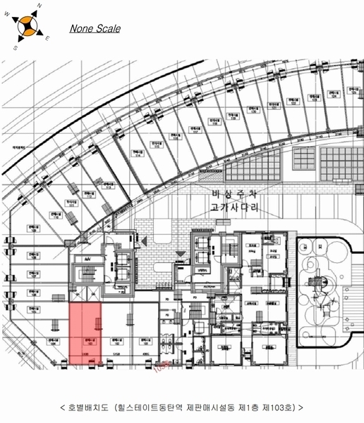 2024타경76241 경기도 화성시 동탄기흥로 585경기도 화성시 동탄기○○○○, 힐스테이트동탄역 판매시설동 1층 103호힐스테이○○ 근린상가 경매 이미지
