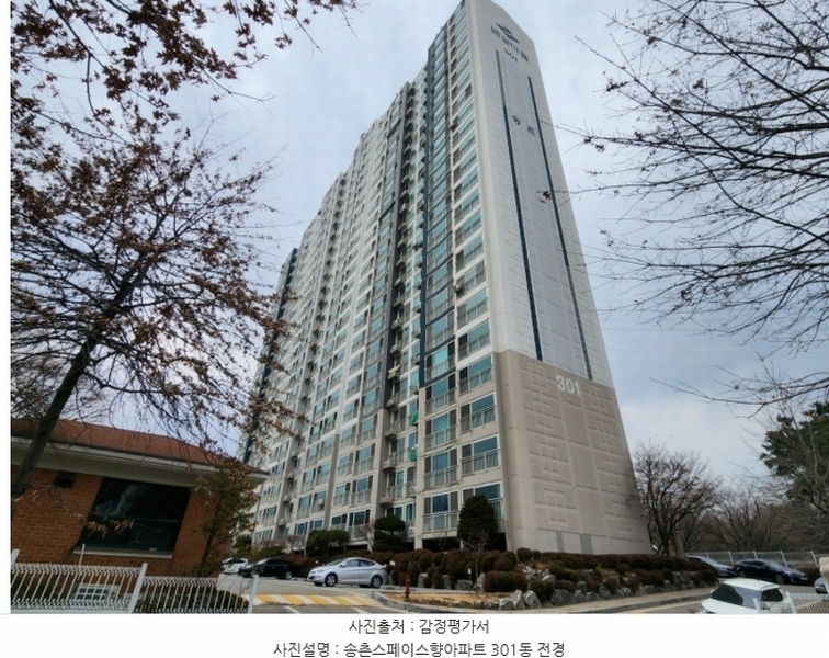 2025타경50185 경기도 수원시 장안구 상률로12번길 8, 송촌스페이스향아파트 301동 3층 301호 아파트[공급33평형] 경매 이미지
