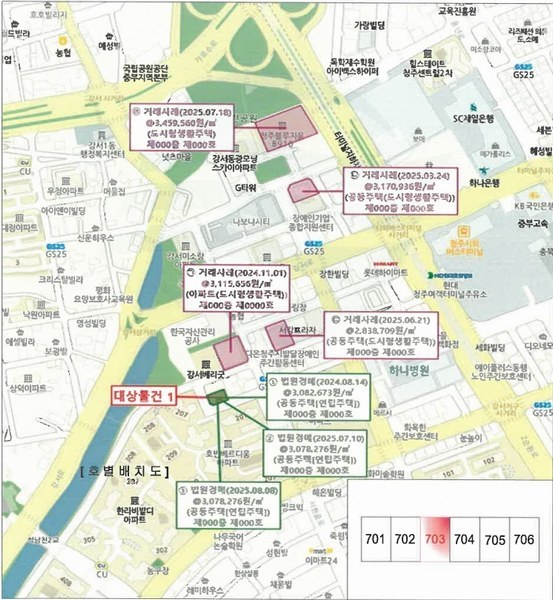 2025타경51867 충청북도 청주시 흥덕구 강서동 505 다세대(빌라) 경매 이미지