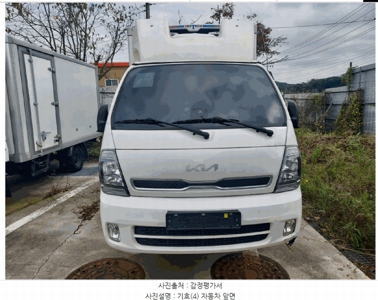 2025타경58203 경기도 화성시 만세구 서신면 상안리 351-1, 송산복합주차장 봉고Ⅲ 1.2톤 경매 이미지
