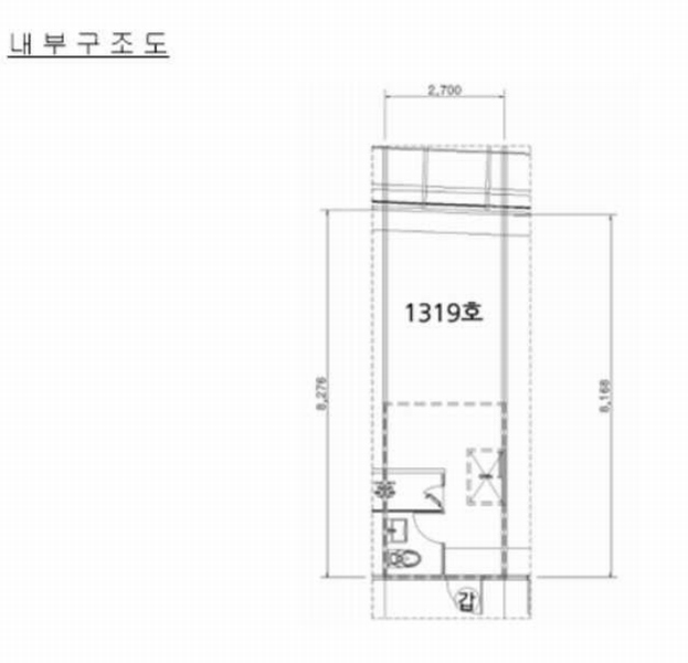 2023타경88391 경기도 화성시 동탄지성로 11, 동탄에스알골드프라자 13층 1319호 오피스텔[계약15평형] 경매 이미지