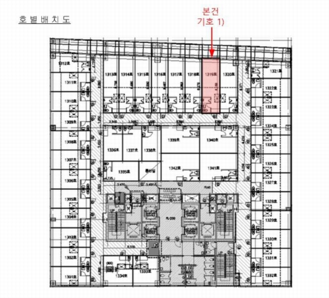 2023타경88391 경기도 화성시 동탄지성로 11, 동탄에스알골드프라자 13층 1319호 오피스텔[계약15평형] 경매 이미지