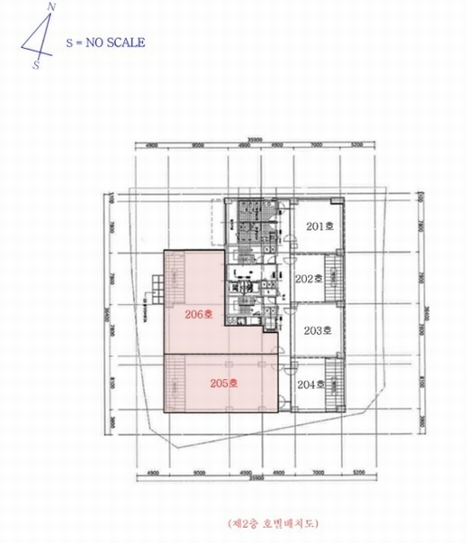 2024타경53590 경기도 용인시 기흥구 동백중앙로 219, 용인동백역현성더테라스 2층 206호 근린상가 경매 이미지