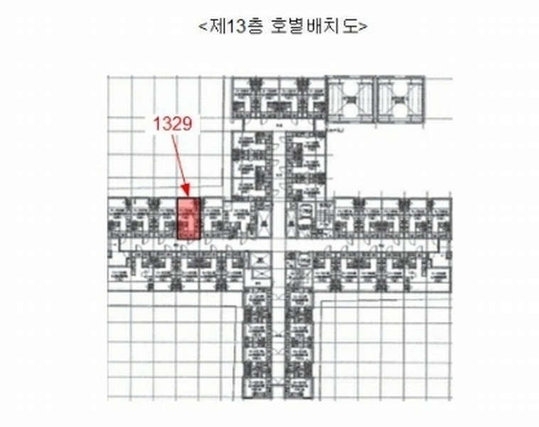 2023타경114977 서울특별시 금천구 디지털로12길 15, 비즈트위트바이올렛 5차 13층 1329호 다세대(빌라) 경매 이미지