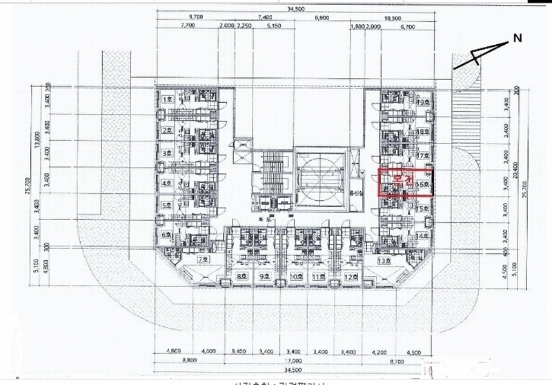 2024타경93376 경기도 오산시 수목원로 618, 세마엠시티 8층 816호 오피스텔 경매 이미지