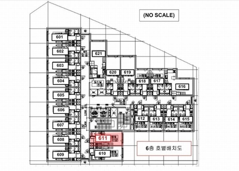 2024타경94973 경기도 화성시 동탄순환대로29길 9, 브리즈힐오피스텔 1동 6층 611호 오피스텔[계약18평형] 경매 이미지
