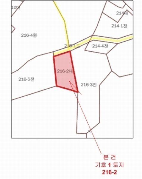 2025타경50765 강원특별자치도 홍천군 서면 마곡리 216-2 대지 경매 이미지