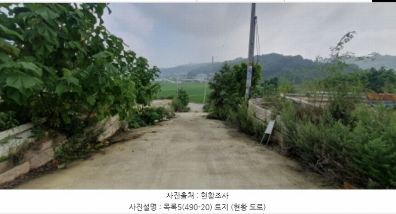 2023타경6894 경기도 화성시 마도면 백곡리 490-1 임야 경매 이미지