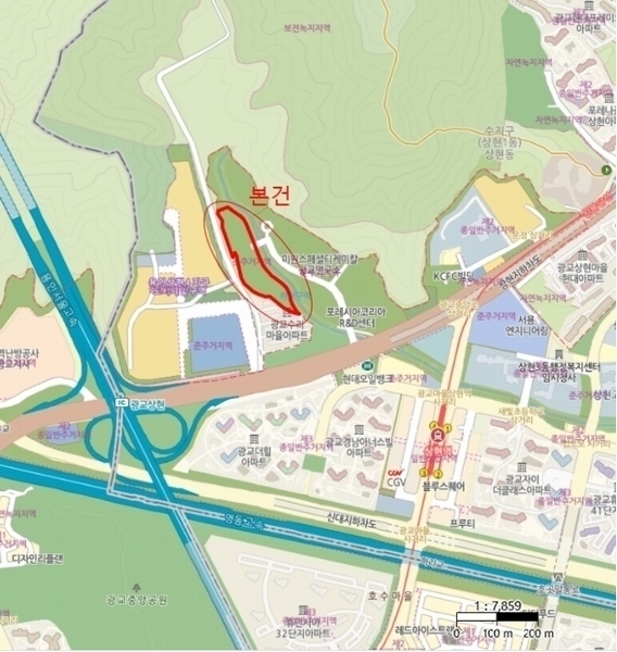 2024타경12988 경기도 용인시 수지구 포은대로59번길 37, 시그니처광교지식산업센터 지4층 비405호 아파트형공장 경매 이미지