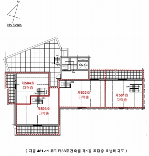 2024타경54852 경기도 수원시 팔달구 팔달문로114번길 25-16, 쥬피터88주건축물 1동 5층 505호 다세대(빌라) 경매 이미지