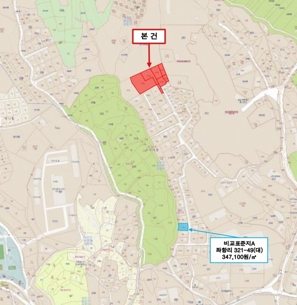 2024타경66459 경기도 용인시 처인구 원삼면 좌항리 322-52 임야 경매 이미지