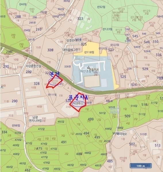 2024타경95860 경기도 화성시 송산면 마산리 산110-3 임야 경매 이미지