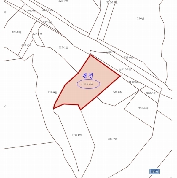 2024타경95860 경기도 화성시 송산면 마산리 산110-3 임야 경매 이미지