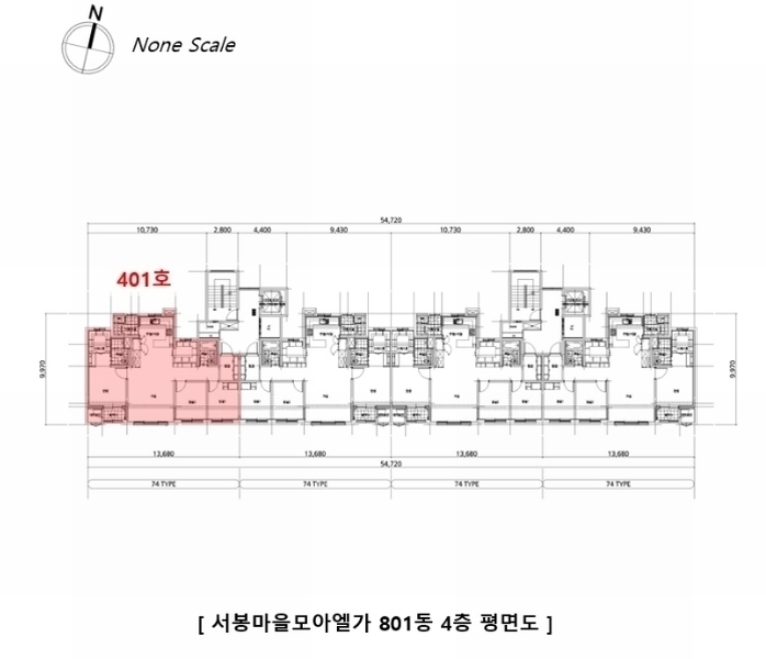 2024타경102294 경기도 화성시 향남읍 상신하길로274번길 61, 서봉마을모아엘가 801동 4층 401호 아파트 경매 이미지