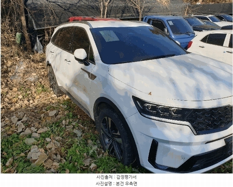 2025타경58739 경기도 화성시 효행구 봉담읍 상리 475-12, 스카이물류 쏘렌토 하이브리드 경매 이미지