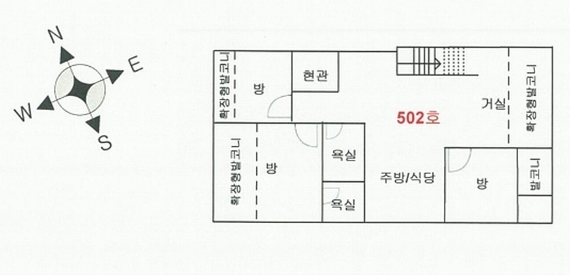 2023타경85446 경기도 수원시 권선구 세지로4번길 17-9, 필하우스 5층 502호 다세대(빌라)[공급21평형] 경매 이미지