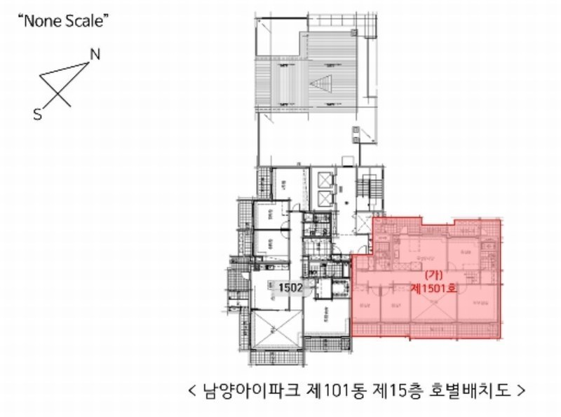 2024타경76654 경기도 화성시 남양읍 역골동로 70, 남양아이파크 101동 15층 1501호 아파트[공급47평형] 경매 이미지