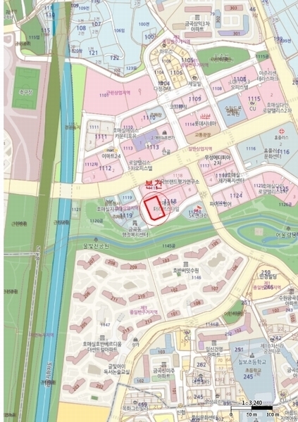 2024타경86910 경기도 수원시 권선구 금곡로196번길 15, 커낼파크 6층 606호 오피스텔[계약23평형] 경매 이미지