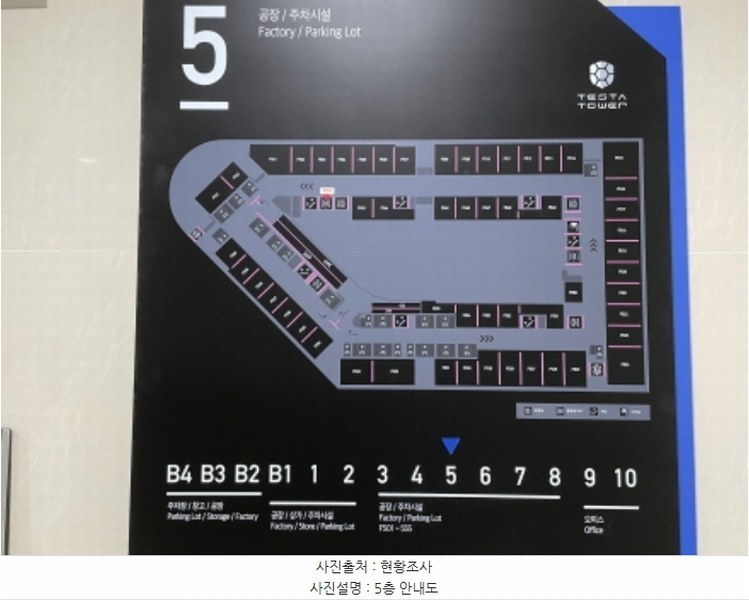 2024타경5822 경기도 하남시 미사강변서로 25, 미사테스타타워지식산업센터 5층 에프551호 아파트형공장 경매 이미지