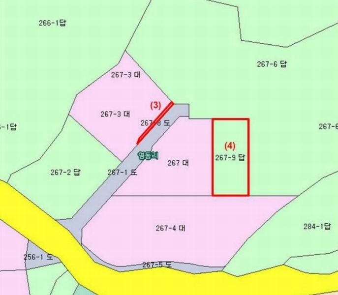2024타경7651 경기도 광주시 퇴촌면 영동리 267-1 농지 경매 이미지