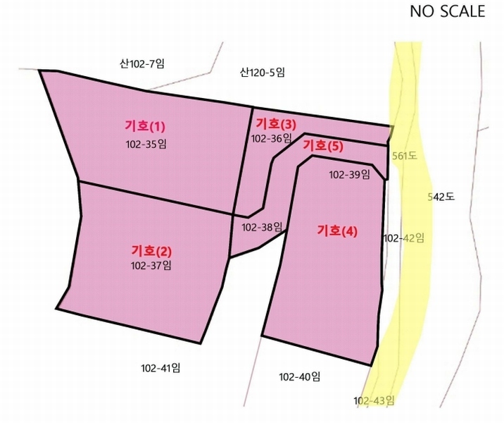 2024타경58079 경기도 광주시 곤지암읍 열미리 102-35 임야 경매 이미지