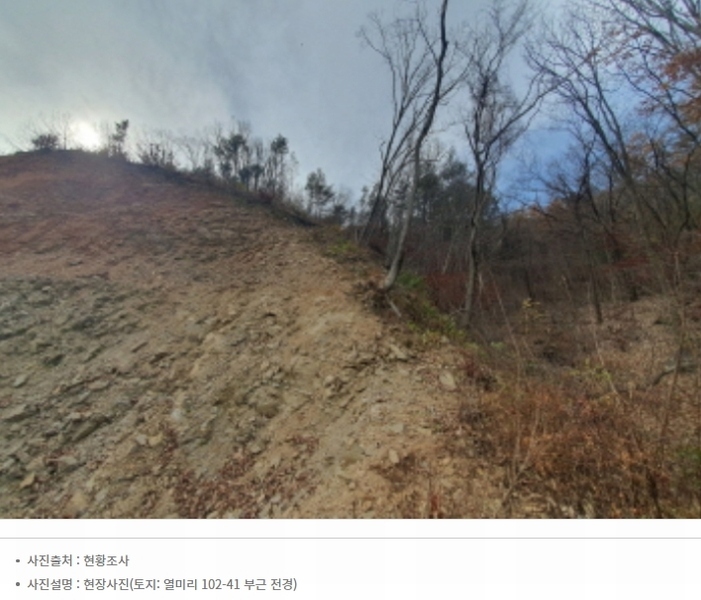 2024타경58079 경기도 광주시 곤지암읍 열미리 102-35 임야 경매 이미지