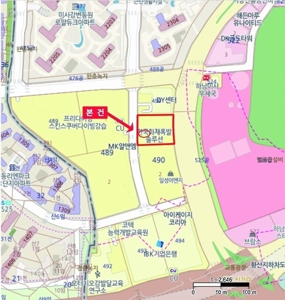 2024타경59928 경기도 하남시 미사강변서로 22, 에코큐브지식산업센터 1층 117호 근린상가 경매 이미지