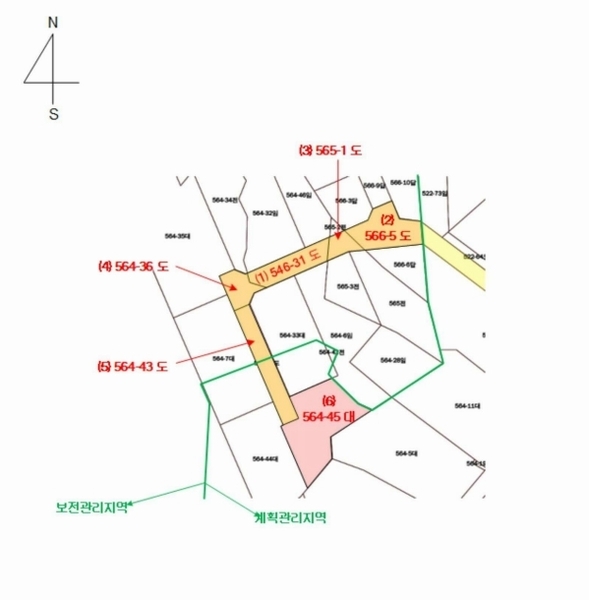 2024타경64227 경기도 광주시 능평동 564-31 도로 경매 이미지