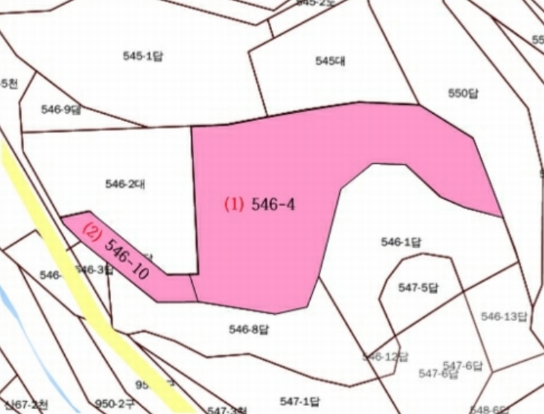 2024타경71775 경기도 광주시 도척면 진우리 546-4 농지 경매 이미지