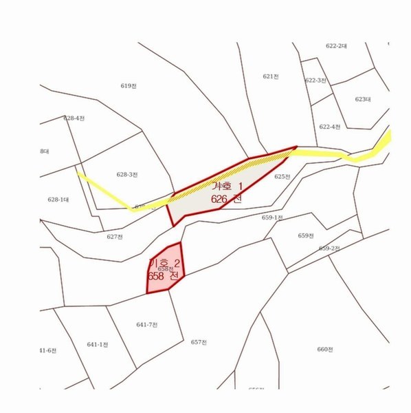 2025타경46 충청북도 영동군 용산면 부상리 626 농지 경매 이미지