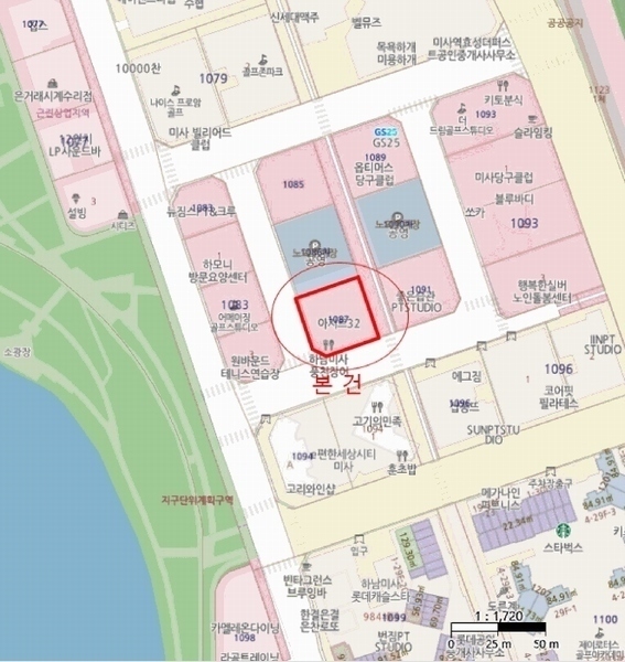 2025타경1407 경기도 하남시 미사강변중앙로204번길 11경기도 하남시 미사강변중앙로204○○○○, 마들렌 1층 107호마들렌 1○○ 근린상가 경매 이미지