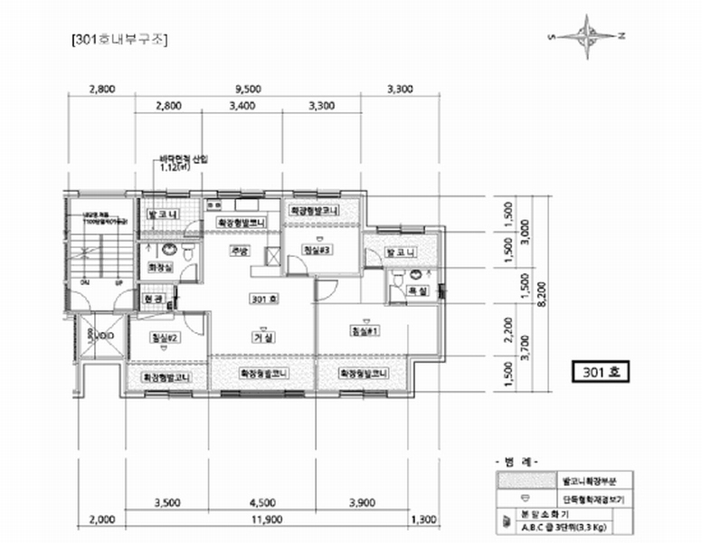 2025타경51683 경기도 광주시 도척면 도척로 376-20, 해피네스트 씨동 3층 301호 다세대(빌라)[공급21평형] 경매 이미지