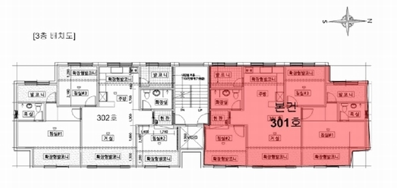 2025타경51683 경기도 광주시 도척면 도척로 376-20, 해피네스트 씨동 3층 301호 다세대(빌라)[공급21평형] 경매 이미지