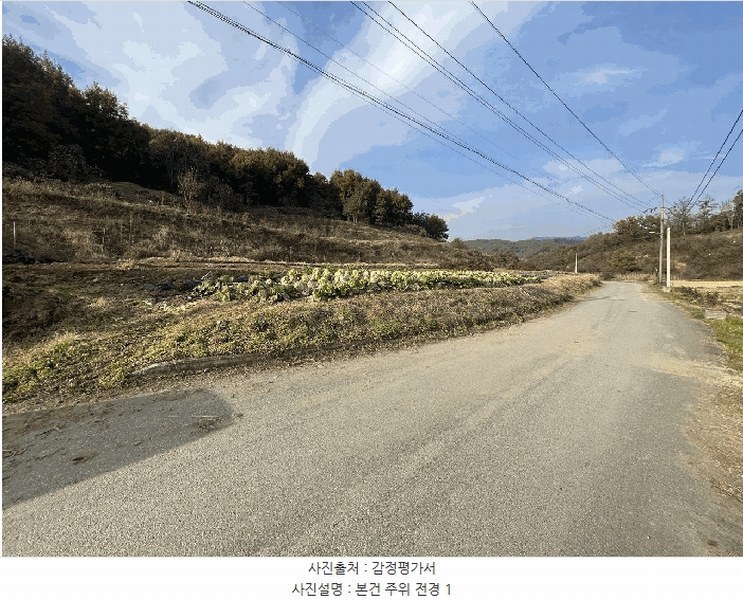 2025타경51919 충청북도 괴산군 감물면 오성리 256 농지 경매 이미지