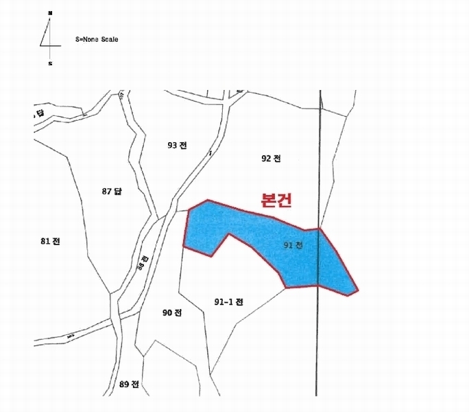 2025타경52049 경기도 광주시 도척면 추곡리 91 농지 경매 이미지