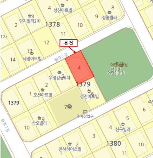 2025타경52489 경기도 안산시 상록구 항호2길 34-14, 샤인파크빌 3층 302호 다세대(빌라) 경매 이미지