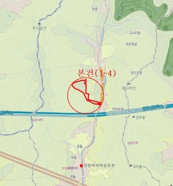 2024타경6696 경기도 광주시 곤지암읍 열미리 산120-8 임야 경매 이미지