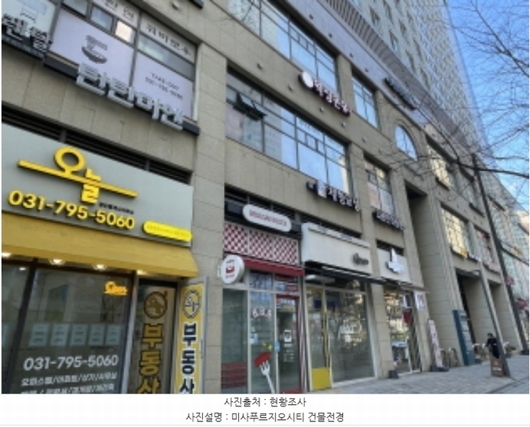 2024타경6757 경기도 하남시 미사강변중앙로198번길 29, 미사푸르지오시티 비동 1층 비-104호 근린상가 경매 이미지