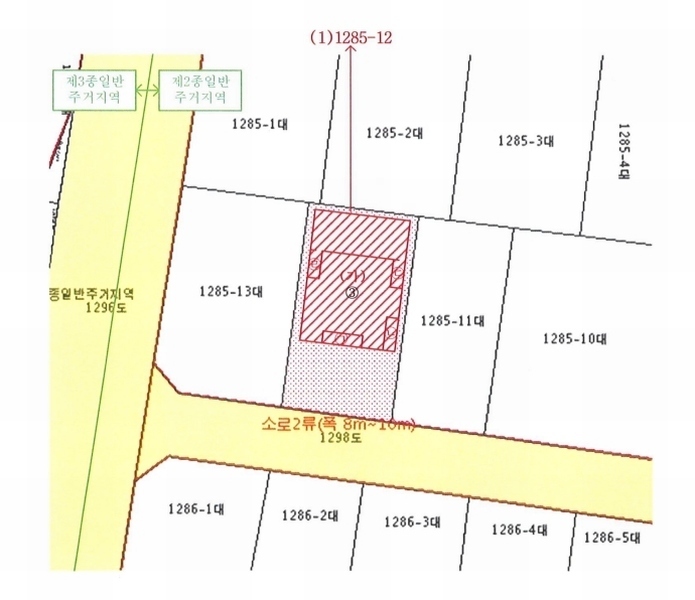 2024타경7118 울산광역시 북구 중산동 1285-12 주택 경매 이미지