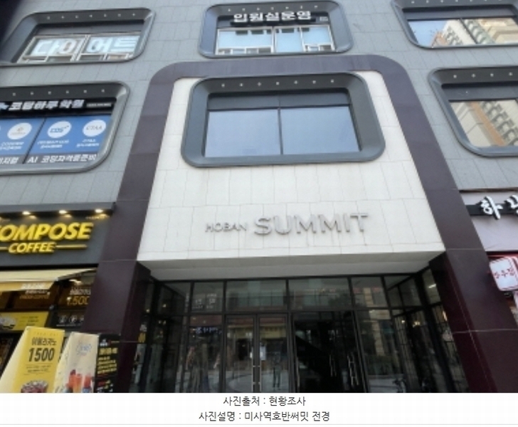 2024타경61617 경기도 하남시 미사강변한강로 270-1, 미사역호반써밋 201동 2층 2-105호 근린상가 경매 이미지