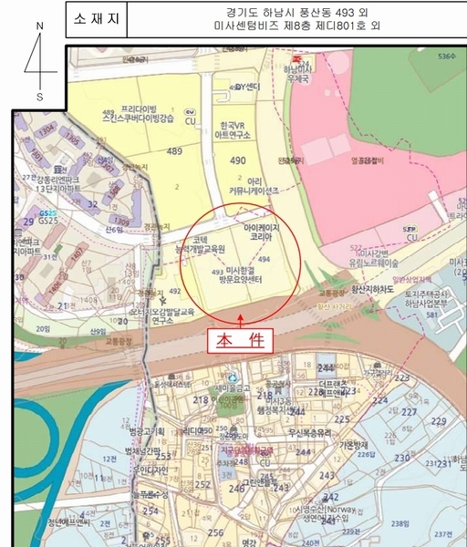 2024타경63026 경기도 하남시 조정대로 45, 미사센텀비즈 5층 디533호 아파트형공장 경매 이미지