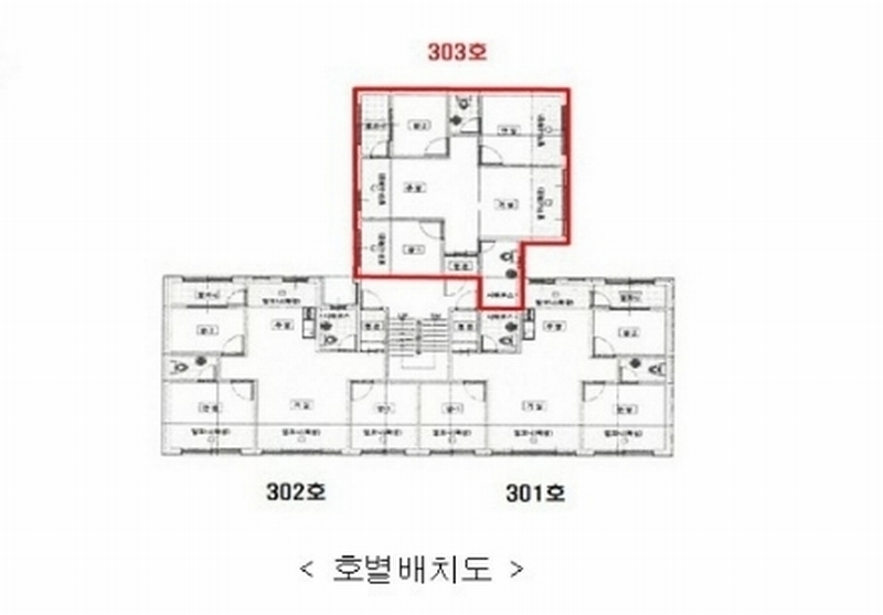 2024타경64098 경기도 광주시 텃골길 63-13, 오페라하우스 107동 3층 303호 다세대(빌라)[공급17평형] 경매 이미지