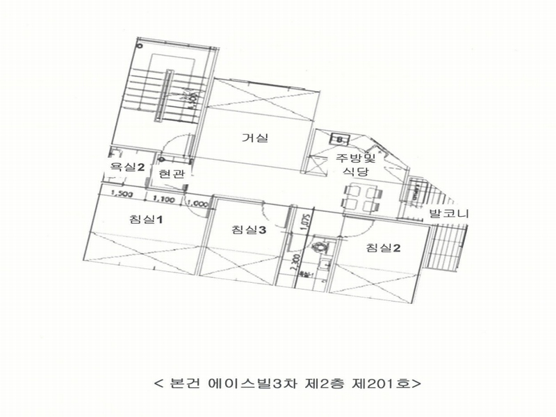 2024타경64289 경기도 광주시 이배재로 325-55, 에이스빌3차 2층 201호 다세대(빌라)[공급16평형] 경매 이미지